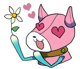 He is an easy-going soft toy sticker #11866672