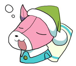 He is an easy-going soft toy sticker #11866676