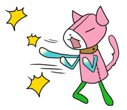 He is an easy-going soft toy sticker #11866678