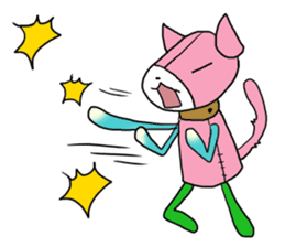 He is an easy-going soft toy sticker #11866678