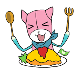 He is an easy-going soft toy sticker #11866680