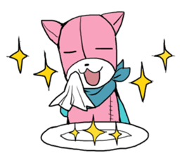 He is an easy-going soft toy sticker #11866681