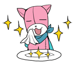 He is an easy-going soft toy sticker #11866681