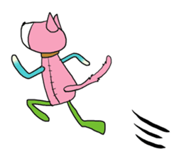 He is an easy-going soft toy sticker #11866682