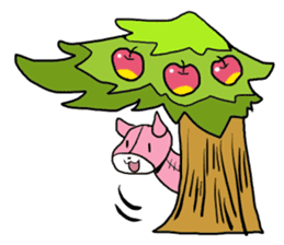 He is an easy-going soft toy sticker #11866683