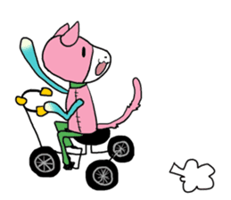 He is an easy-going soft toy sticker #11866685