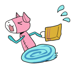 He is an easy-going soft toy sticker #11866686