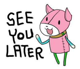 He is an easy-going soft toy sticker #11866693