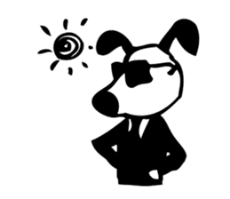 Mr.Dog (the cool guy) sticker #11866779