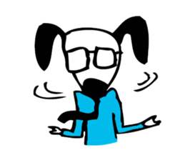 Mr.Dog (the cool guy) sticker #11866785