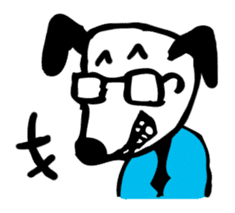 Mr.Dog (the cool guy) sticker #11866786