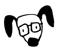 Mr.Dog (the cool guy) sticker #11866793