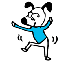 Mr.Dog (the cool guy) sticker #11866794