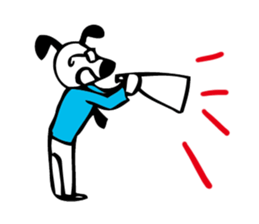 Mr.Dog (the cool guy) sticker #11866805