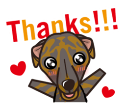 iinu - Greyhound sticker #11867083