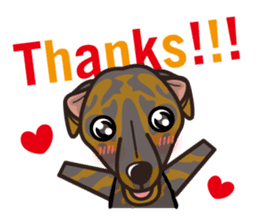 iinu - Greyhound sticker #11867083