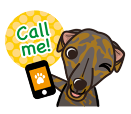 iinu - Greyhound sticker #11867101