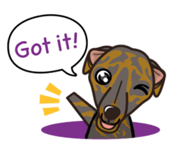 iinu - Greyhound sticker #11867108