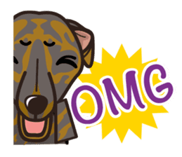 iinu - Greyhound sticker #11867114