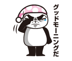 The panda sergeant who crosses TSUNDERE sticker #11868310