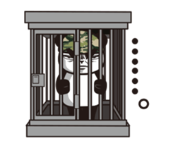 The panda sergeant who crosses TSUNDERE sticker #11868337