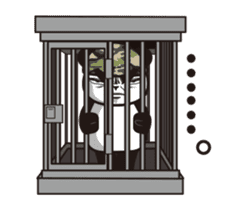The panda sergeant who crosses TSUNDERE sticker #11868337