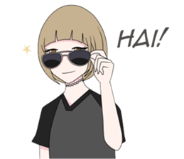 Si Rambut Pendek sticker #11868699