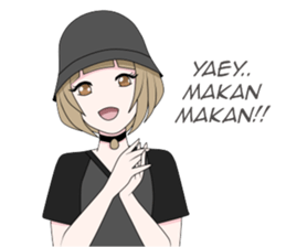 Si Rambut Pendek sticker #11868718