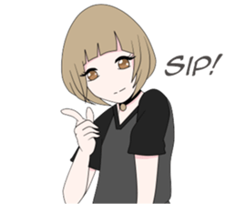 Si Rambut Pendek sticker #11868719