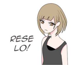 Si Rambut Pendek sticker #11868725