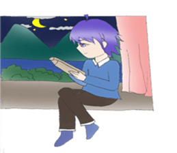 The fabulous life of Yoru sticker #11868924