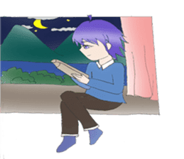 The fabulous life of Yoru sticker #11868924