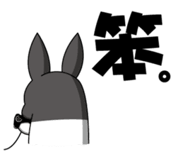 Ferocious rabbit sticker #11869221