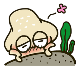 Squid and Red sea bream. sticker #11869357