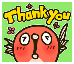 Squid and Red sea bream. sticker #11869371