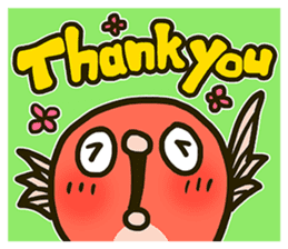 Squid and Red sea bream. sticker #11869371