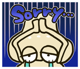 Squid and Red sea bream. sticker #11869372