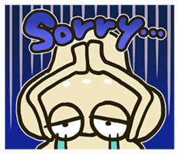 Squid and Red sea bream. sticker #11869372