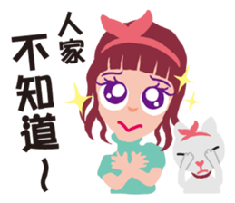 Miss Flighty sticker #11869394