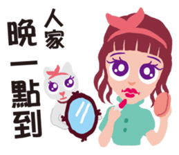 Miss Flighty sticker #11869412