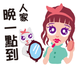 Miss Flighty sticker #11869412