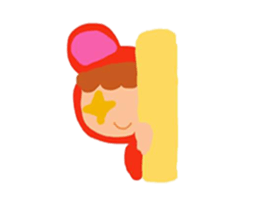 Zee Zee 's Little Red riding hood by saharut sticker #11869501