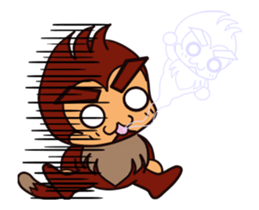 momu momu MON-chan animation sticker #11869603