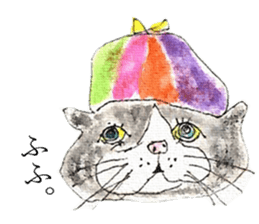 Cat's world sticker #11870693