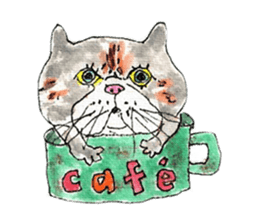 Cat's world sticker #11870696