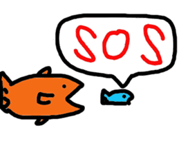 relax sea animals sticker #11871310