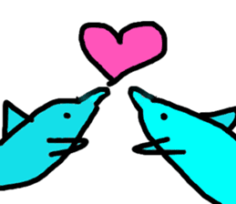 relax sea animals sticker #11871321