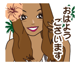 Beach Girls-Animation sticker #11871590