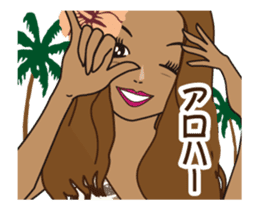 Beach Girls-Animation sticker #11871591