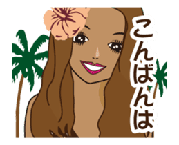Beach Girls-Animation sticker #11871592